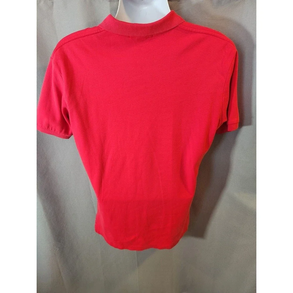 Vintage Polo Ralph Lauren Polo‎ Mens Size Medium Short Sleeve USA Made Red